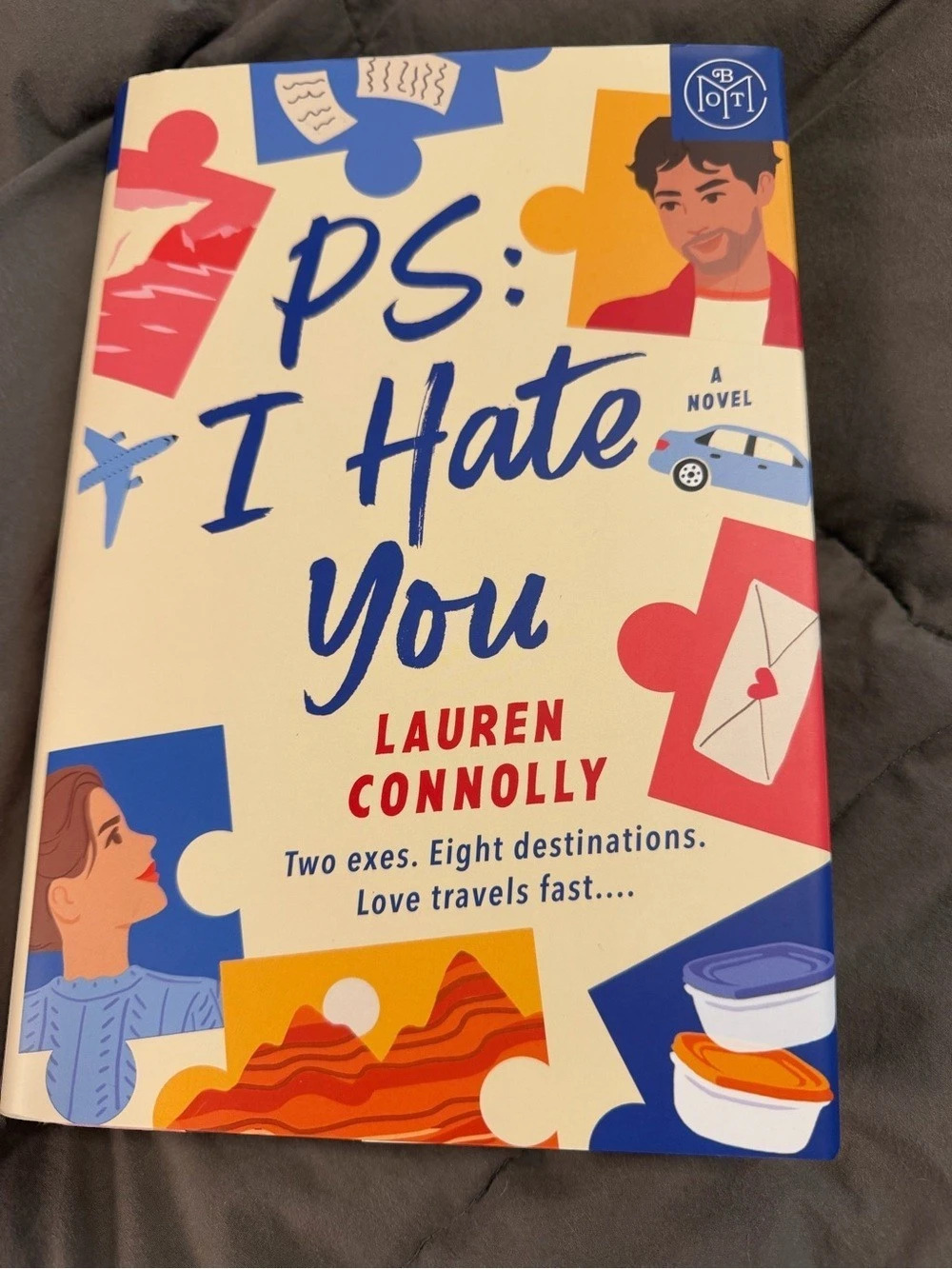Book of the Month PS: I Hate You by Lauren Connolly Hardcover Novel